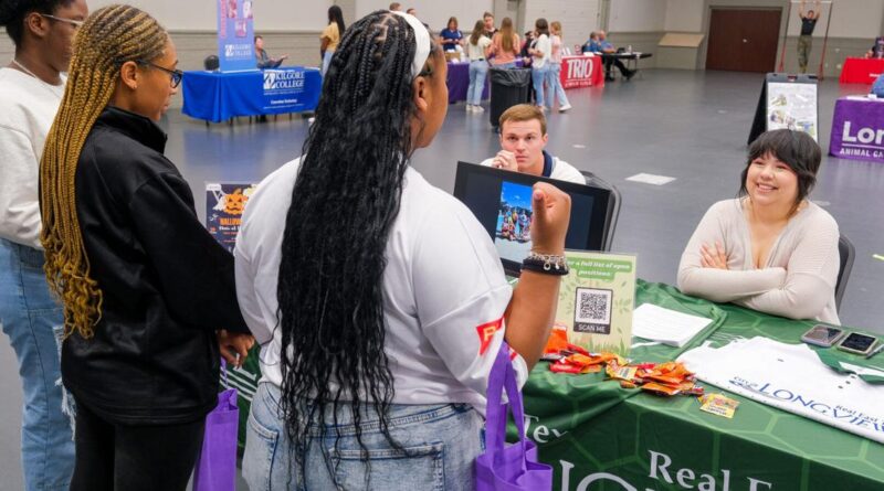 The Longview event helps 2,000 students in East Texas learn about education, career opportunities